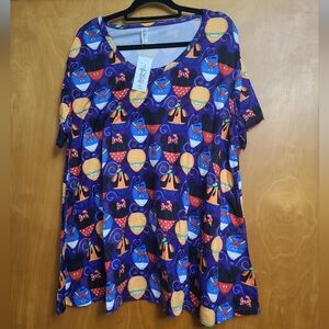 Ambrie Disney Colorful Print Women's Top